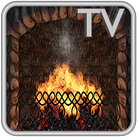 Realistic Fireplace TV icon