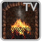 Realistic Fireplace TV أيقونة