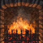 Realistic Fireplace icon
