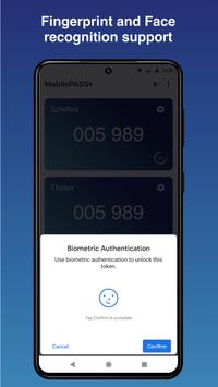 SafeNet MobilePASS+ screenshot 3