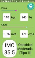 IMC Calculadora Dinamica اسکرین شاٹ 1