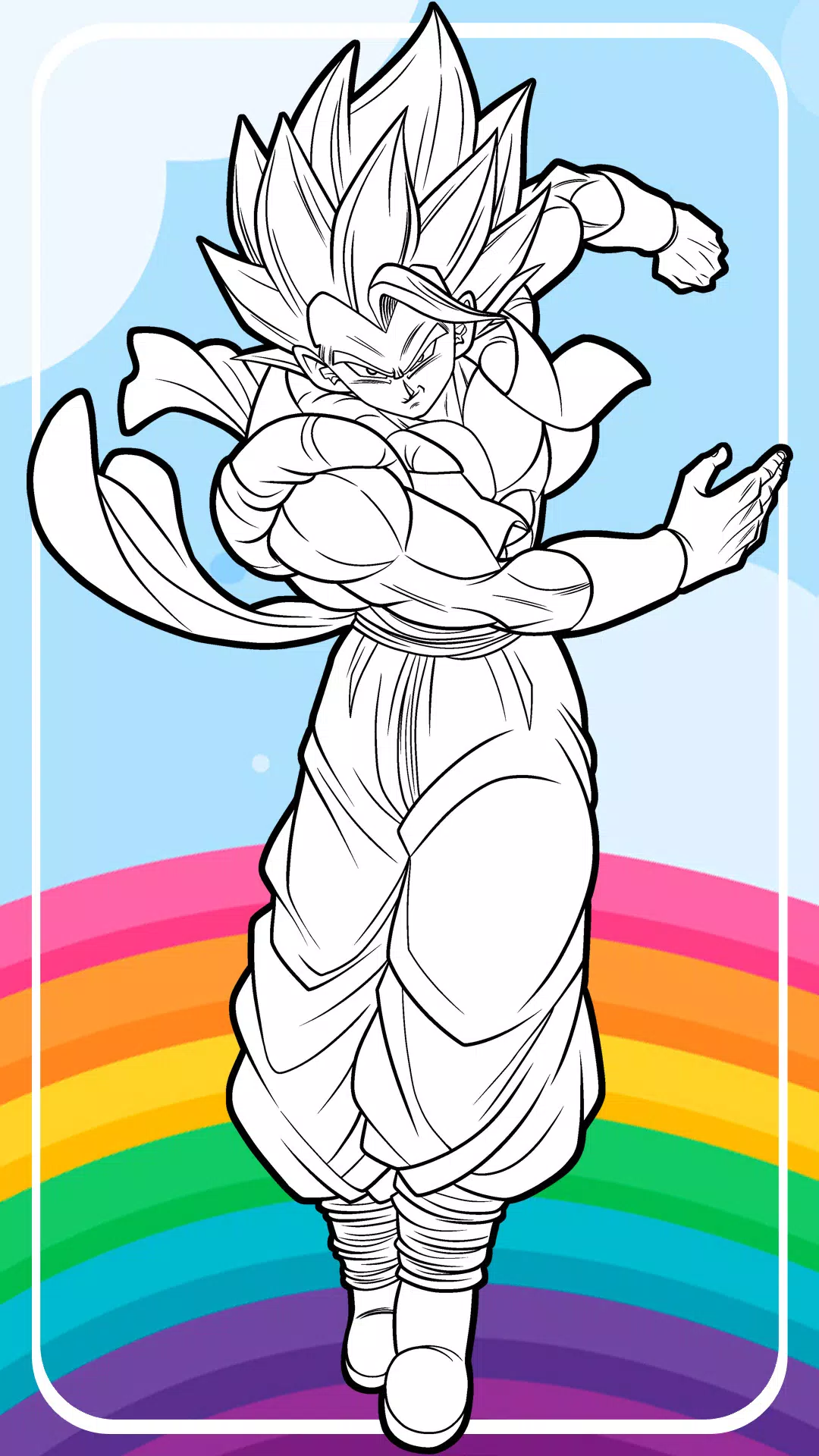 Ssj Gogeta Coloring Pages Coloring Pages - Dibujo De Gogeta Ssj4