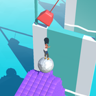 Roll The Ball 3D - Endless running casual game icône