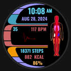 TrekBioHealth Watchface-icoon