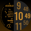 Material Design Digital Clock APK