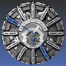 Colorful Mech Analog Watchface APK