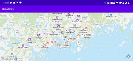 Helsinki Live Map постер