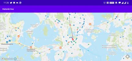 Helsinki Live Map capture d'écran 1