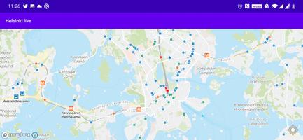 Helsinki Live Map скриншот 1