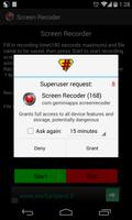 Screen Recorder for Root ภาพหน้าจอ 1