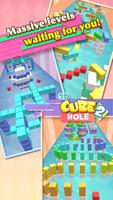 Cube Hole 3D Affiche