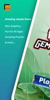 Juweel spelletjes Match 3 spel-poster