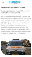 Gems Ambulance Services capture d'écran 3