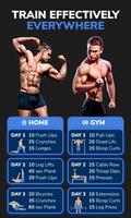Workouts For Men: Gym & Home تصوير الشاشة 2