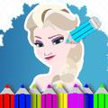 Frozen Princess Coloring Photo