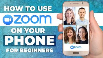 How To Use Zoom Cloud Meeting Plakat