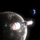 Space Rocket Exploration-icoon