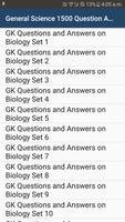 General Science GK - 1500 Ques poster