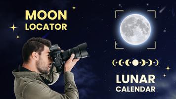 Moon Locator الملصق