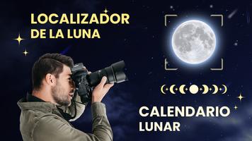 Localizador lunar e calendario Poster