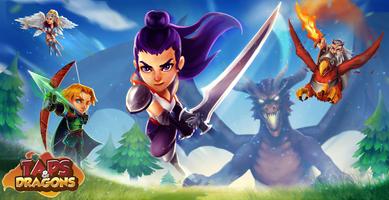 Taps Dragons - Clicker Helden Fantasie Idle RPG Plakat