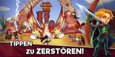 Taps Dragons - Clicker Helden Fantasie Idle RPG Screenshot 1