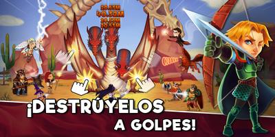 Taps Dragons - Clicker Héroes RPG Idle de Fantasía captura de pantalla 1