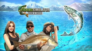 Fishing Simulator: Hook Catch & Hunting Game Affiche
