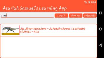 Azariah Samuel Learning App capture d'écran 2