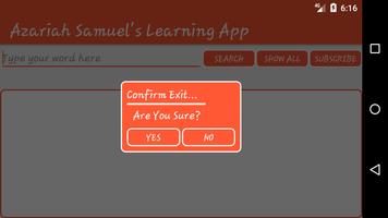 Azariah Samuel Learning App capture d'écran 3
