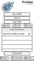 Prysmian Group Conduit Fill screenshot 2