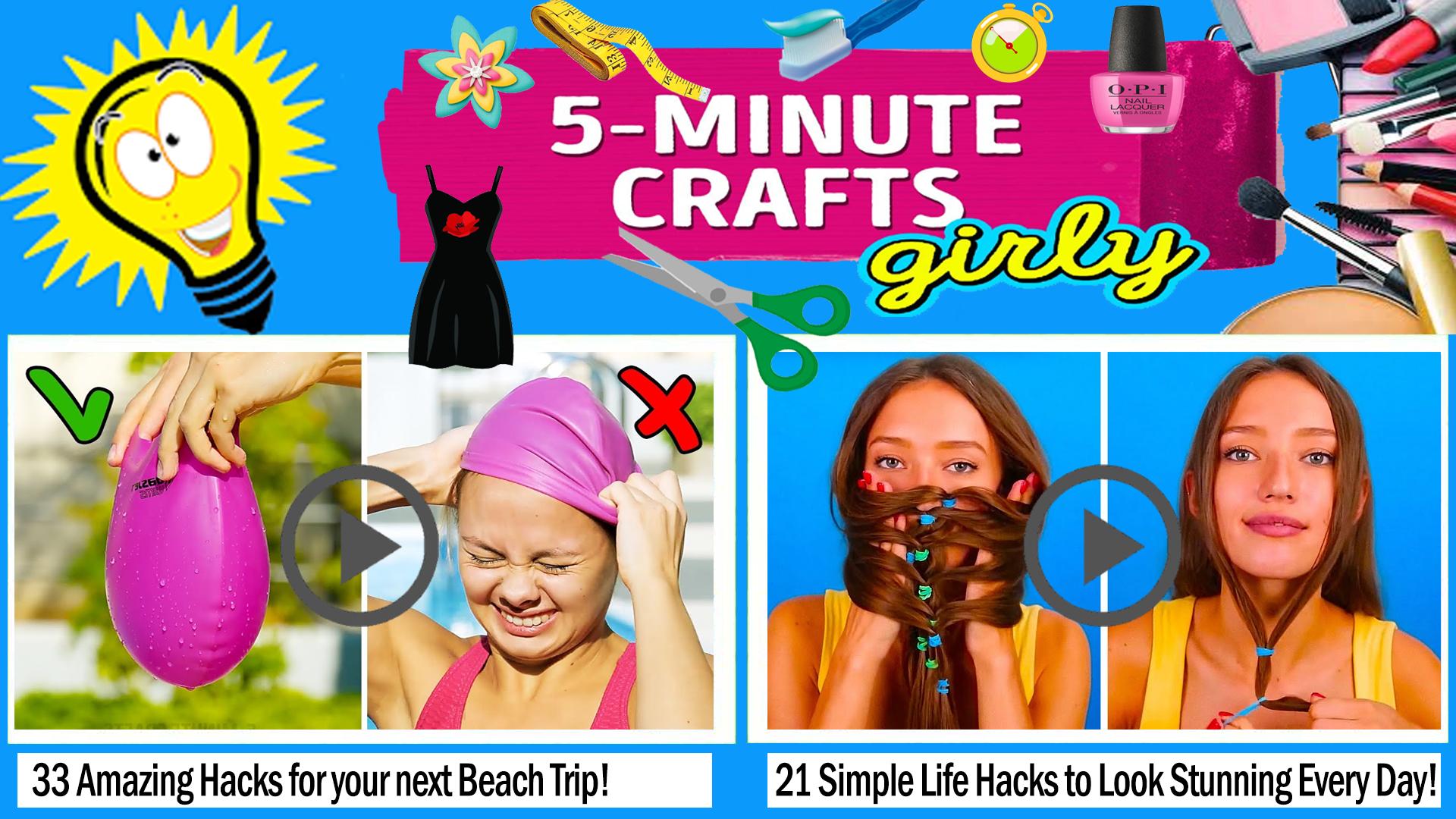 5 Minute General Crafts: Girly Crafts Ideas APK pour Android Télécharger