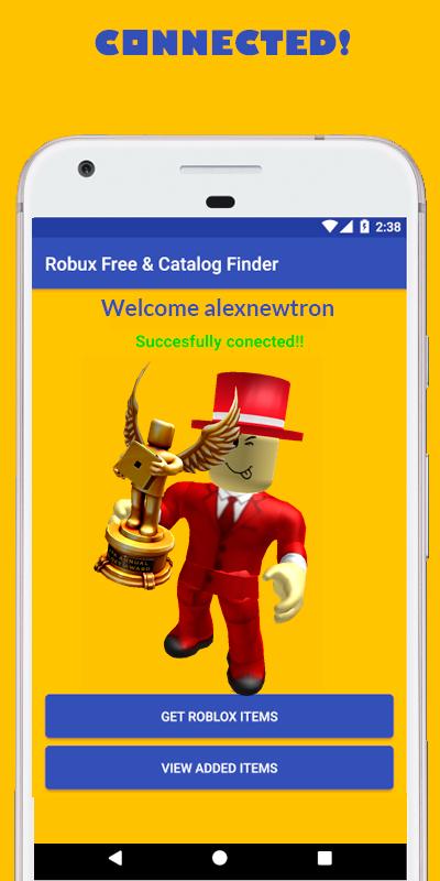 Robux Free Tips And Catalog Items Finder 2018 For Android - alexnewtron roblox password