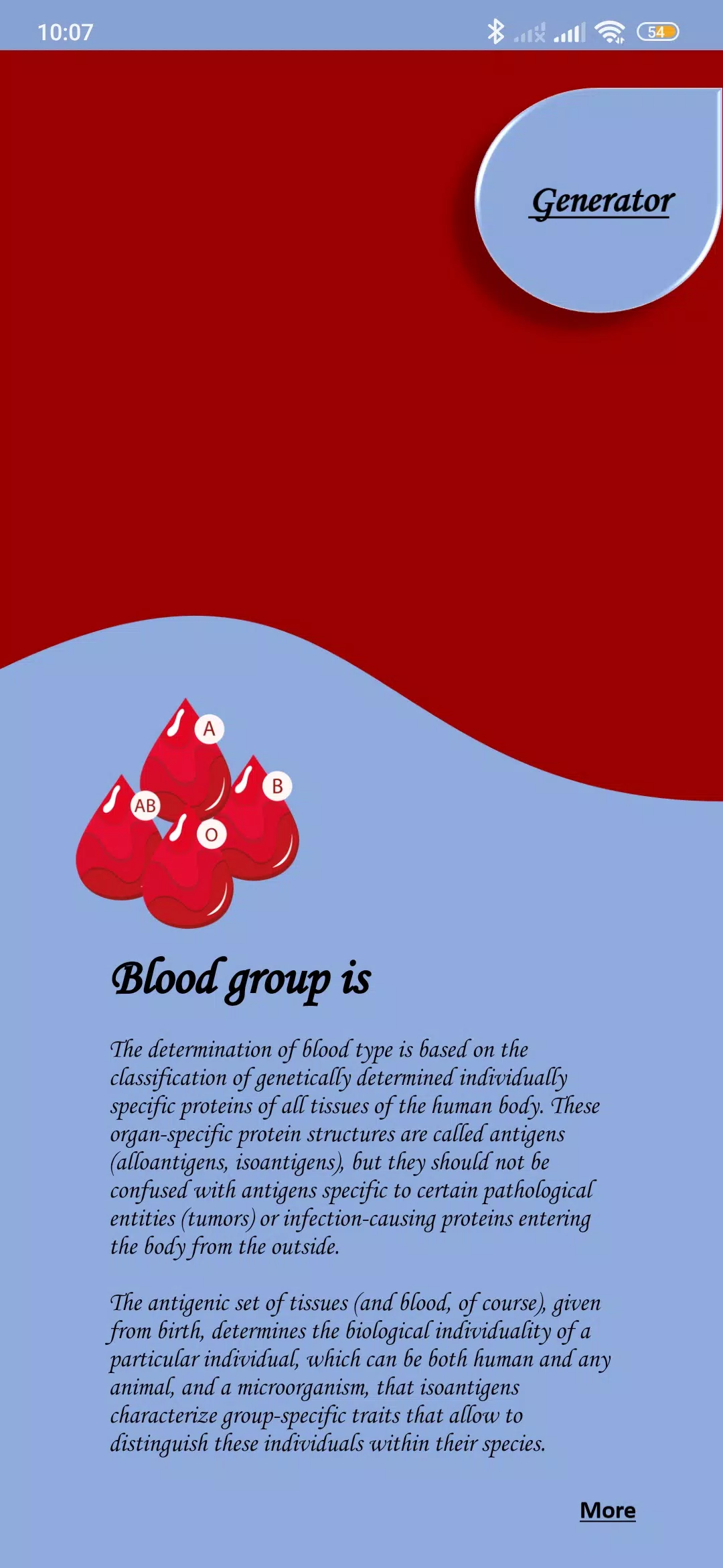 Blood group generator APK for Android Download