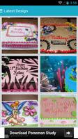 Birthday Cake Ideas Free Affiche