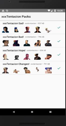 xxtentation sad roblox id Xxxtentacion Stickers For Whatsapp Wastickerapps For Android