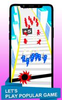 Crowd Coming Runner Count Race captura de pantalla 1