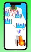 Crowd Control Castle Battle 3D imagem de tela 3