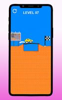 Draw Line Bridge Car Rush 3D poster