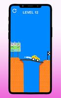 Draw Line Bridge Car Rush 3D screenshot 1