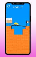 Draw Line Bridge Car Rush 3D screenshot 2