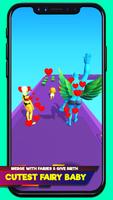 Fairy Runner! Genetic Merge 3D captura de pantalla 1