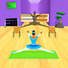 Flex Body Runner Yoga Race 3D ícone