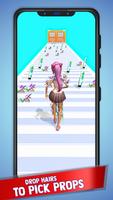 Hair Take Off Run Challenge 3D imagem de tela 1