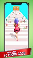 Hair Take Off Run Challenge 3D imagem de tela 3
