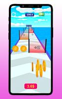 Money Race! Coin Run Count 3D captura de pantalla 2
