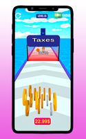 Money Race! Coin Run Count 3D captura de pantalla 3