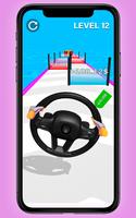 Steering Evolve! Wheel Rush 3D captura de pantalla 1