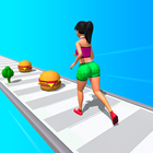 Twerk Rush Body Runner Race 3D icône