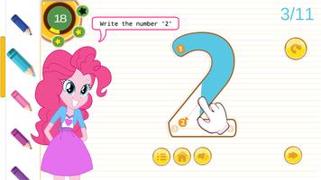 Pinkie Pie ABC Kids Alphabet Tracing скриншот 2